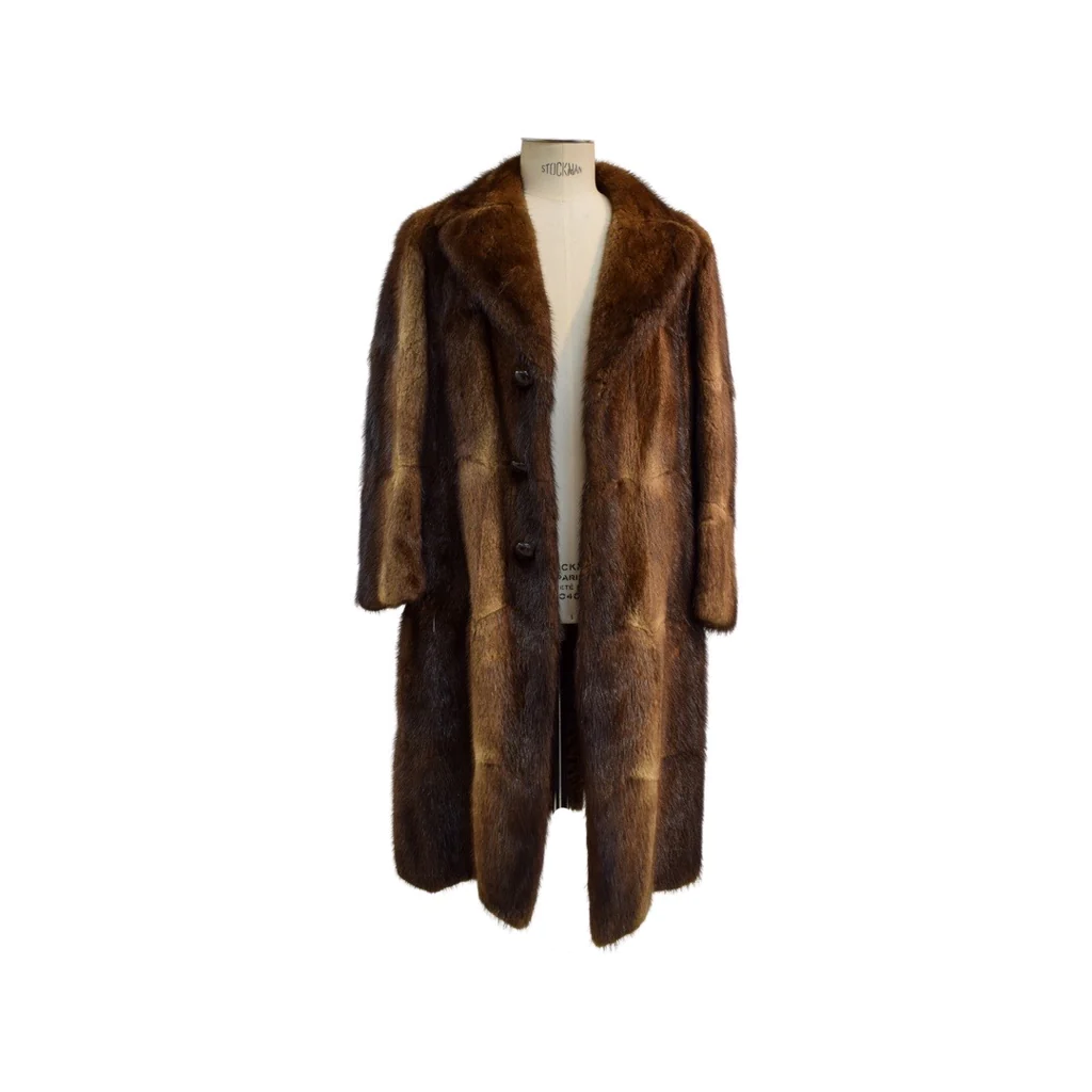Brown nutria coat